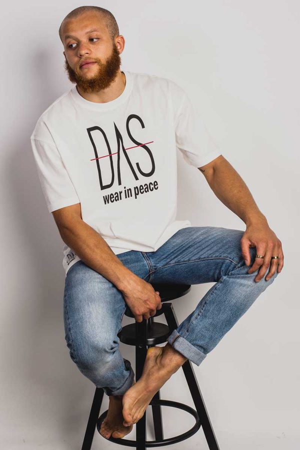 Dead Artist Society model: DAS -Wear in Peace (WIP) white, our Logo our slogan!